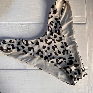 aerie Leopard Cheeky Bikini Bottom
